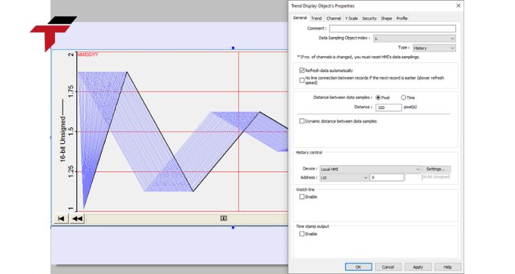 How Do Trend Graphs Work in HMI Systems?